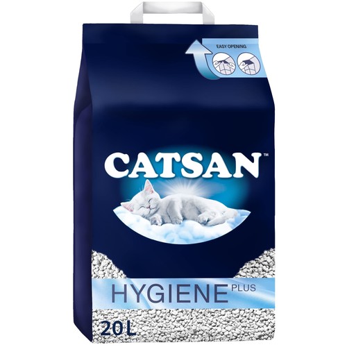 White non clumping cat - non,