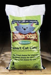 Smart cat wood based - cat, litter