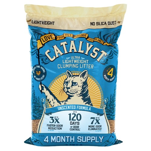 Natural clumping cat litter - natural,