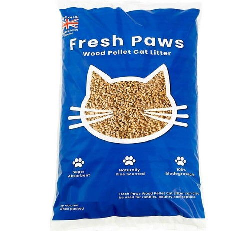 Wood based cat litter 350g - cat,