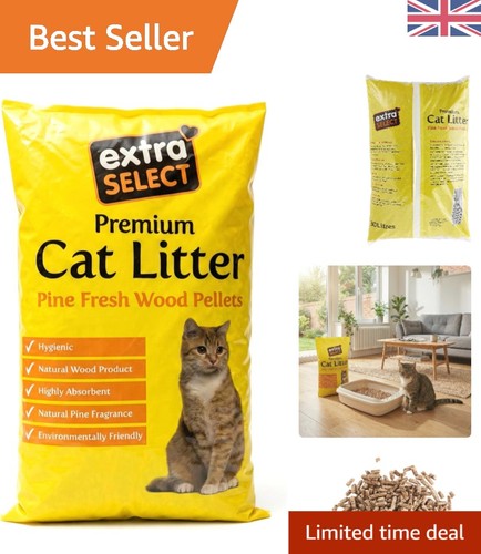 Biodegradable wood cat litter - wood,