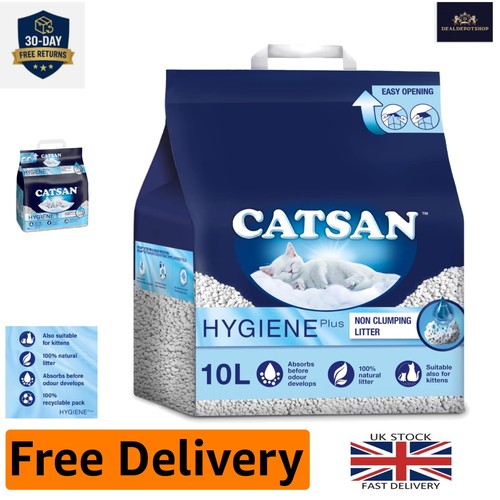 10l white cat - 10l, litter