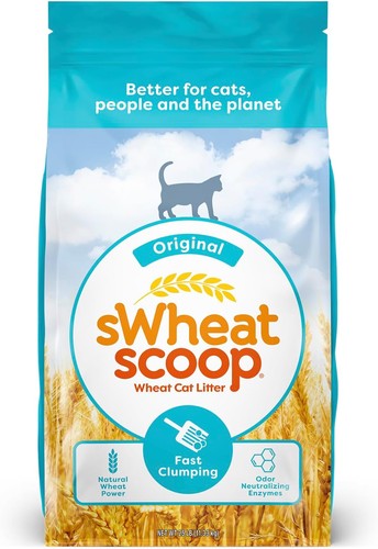 Natural wheat cat litter - wheat,