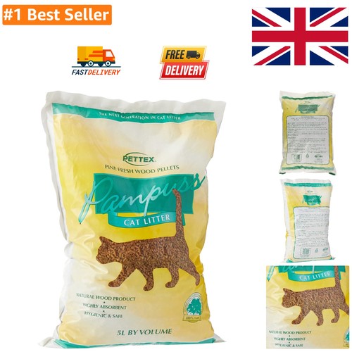 Pampuss woodbase cat litter - pampuss,