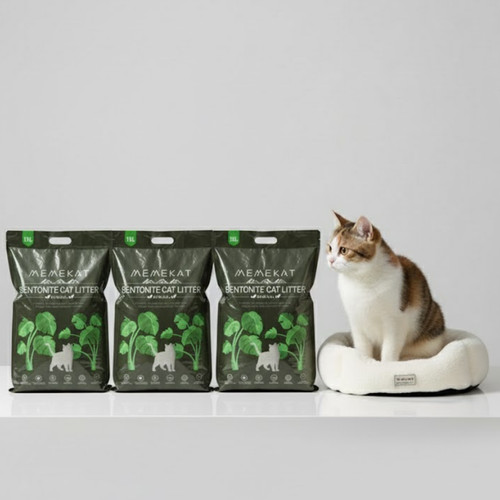 Bentonite cat litter - litter, fast