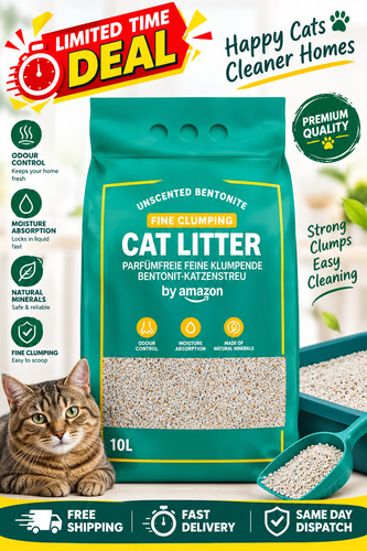 Unscented clumping cat litter - unscented,