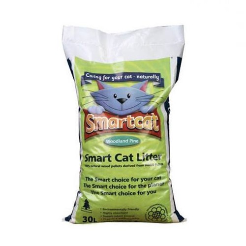 Smart cat litter 30l wood - smart,