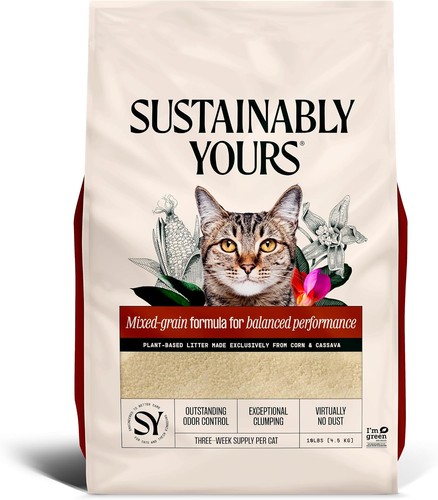 Natural cat litter - cat, mixed-grain