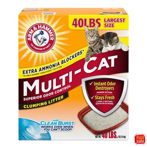 Multi cat clumping - clumping, litter