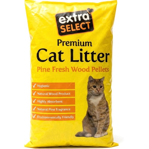 High absorbent pine wood cat - pine,