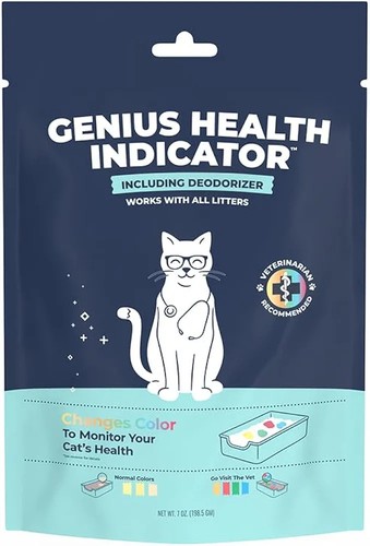 Health indicating cat litter - indicating,