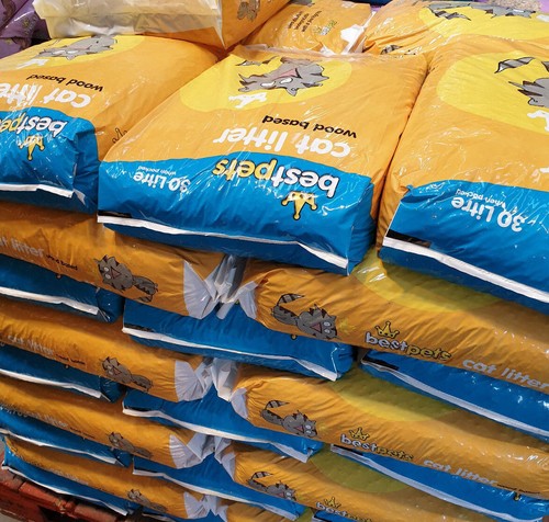 Woodbased cat litter 350g 1kg - woodbased,